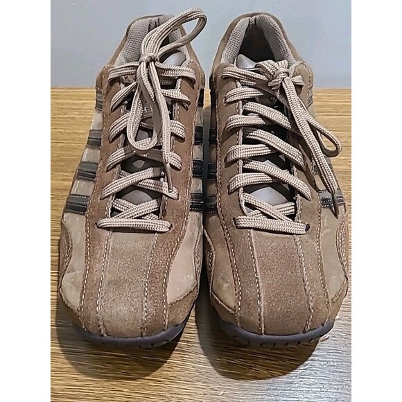 New Skechers Chocolate Brown Suede Walking Hiking Sneakers 46360 Vintage-ish 8.5 - Picture 2 of 9